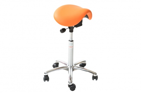 Sedlu krēsls Mini Alu50, oranžs