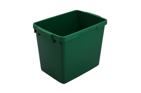 Atkritumu konteiners, 25L, zaļš