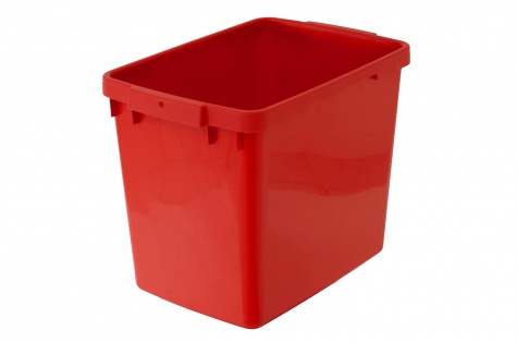 Atkritumu konteiners, 25L, sarkans