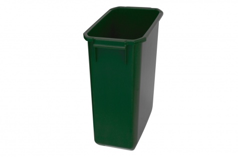Atkritumu šķirošanas konteiners, 60l, zaļš