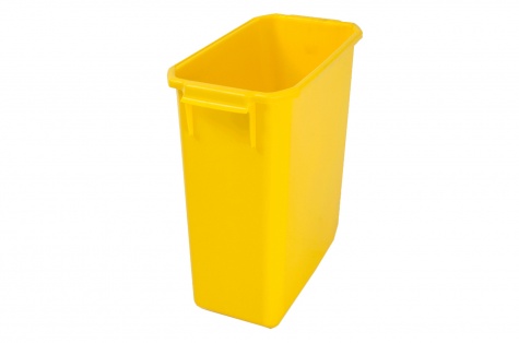Atkritumu šķirošanas konteiners, 60l, dzeltens