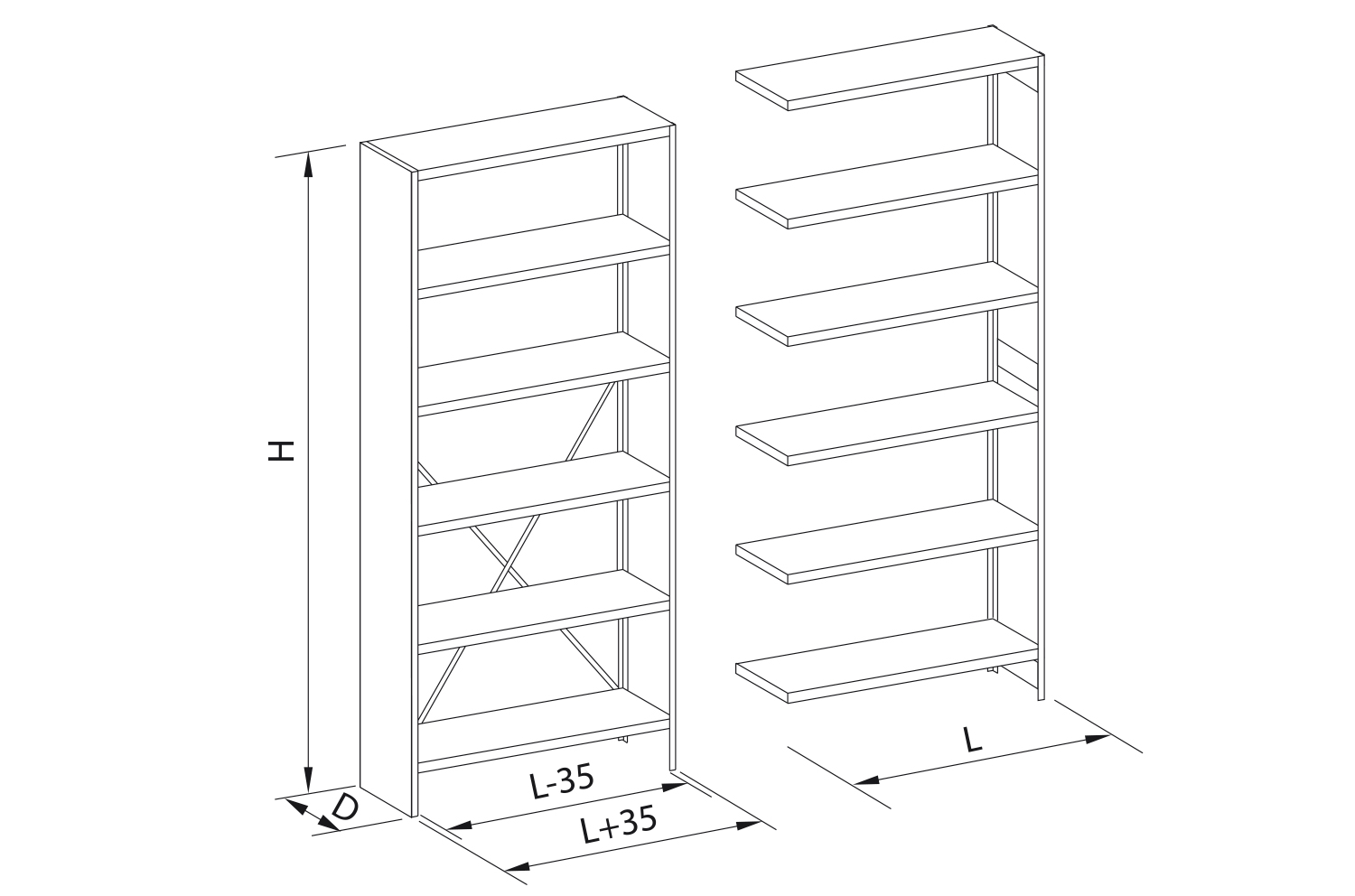 Shelf components