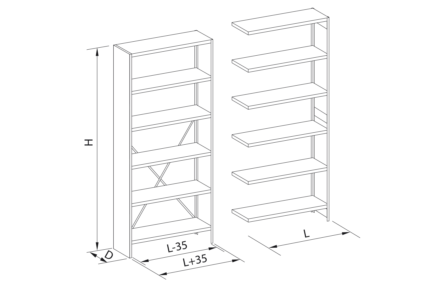 Shelf components