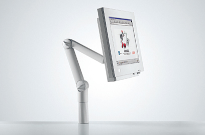 Monitor arm JetMaster II, light gray