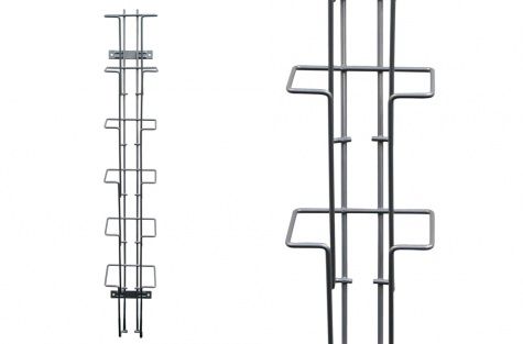 Металлический рекламный стенд 6 x 1/3 A4 