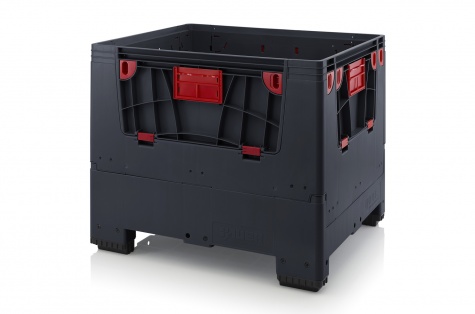 Saliekama ESD Big box-kaste, 1200 x 1000 x 1000 mm