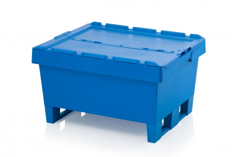 Reusable container with lid