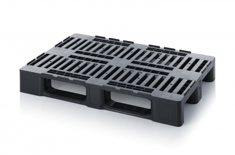 Medium pallets with retaining edge