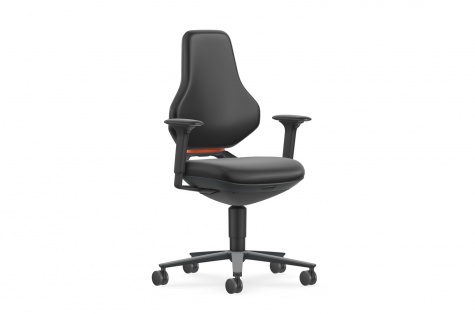 Work chair Texon 1, artificial leather, 4D armrests