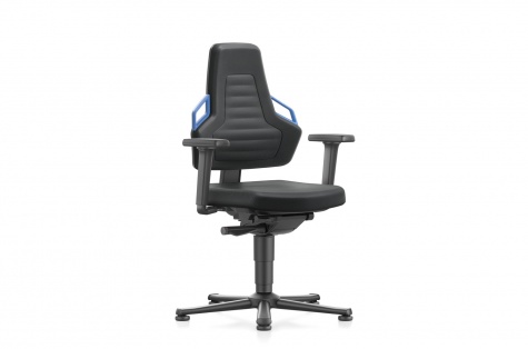 Work chair Nexxit 1, Duotec fabric, with armrests