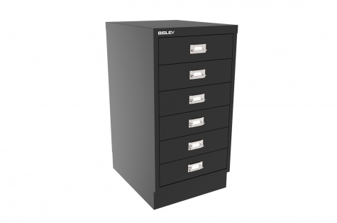 Atvilktņu skapis Bisley MultiDrawer A3, 6 atvilktnes