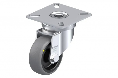 ESD-mööbliratas, plaatkinnitus, Ø 50 x 19 mm