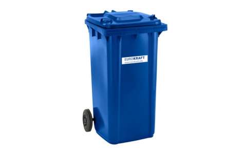 Atkritumu konteiners 240 l, zils