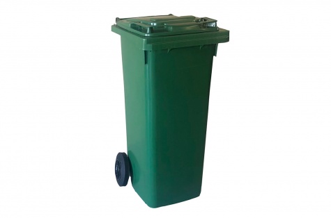 Garbage container 140 l, green