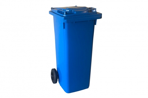 Garbage container 140 l, blue