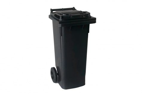 Garbage container 80 l, dark gray