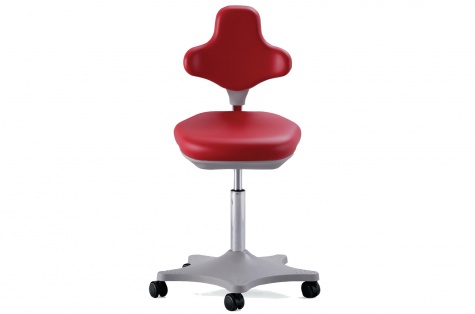 Laboratorijas krēsls LAB, sarkans