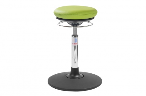 Taburet Pilates Air Sway, roheline kunstnahk