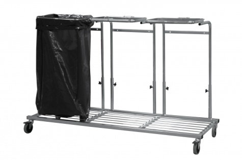 Garbage bag holder Valentin, 3 x 125-240l