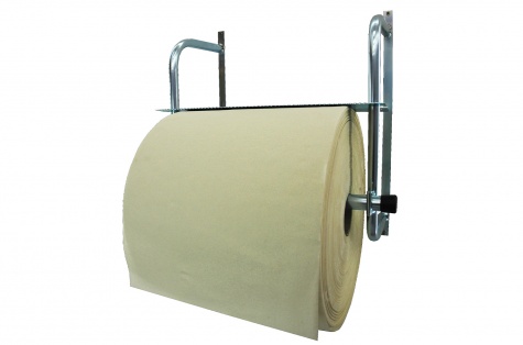 Paper roll holder on the wall