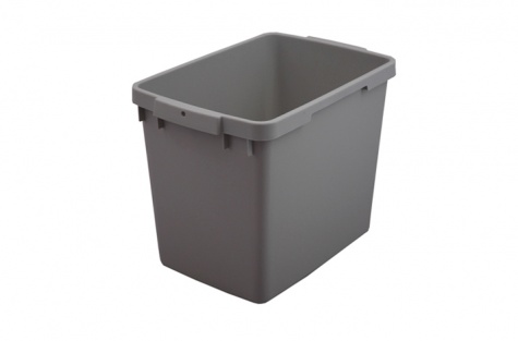 Sorting trash bin, 25l, gray