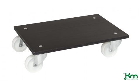Dolly with rubber mat