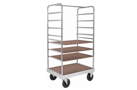 Multi-shelf trolley, 2 brake