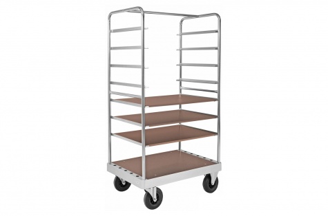 Multi-shelf trolley, 2 brake