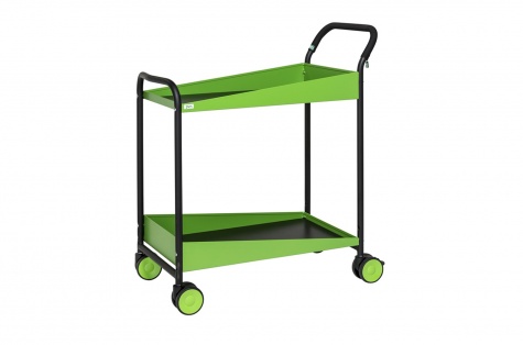 Office shelf trolley, 866 x 455 x 980 mm, 150 kg