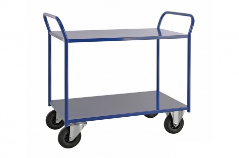 Shelf trolley 2 levels, fully welded