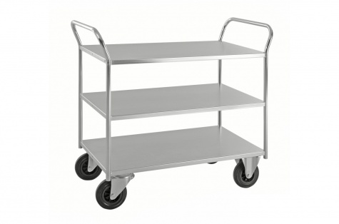 Shelf trolley 3 levels, fully welded