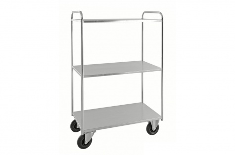 Shelf trolley 3 levels, fully welded