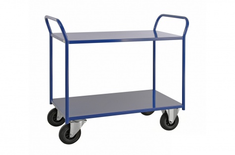 Shelf trolley 2 levels, fully welded