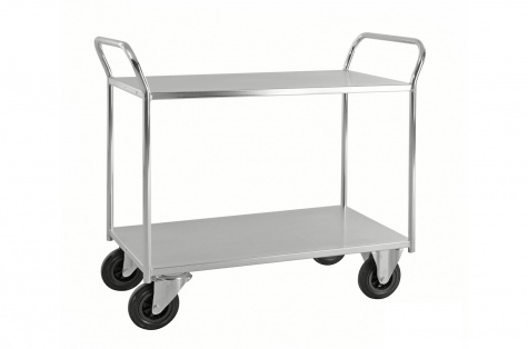 Shelf trolley 2 levels, fully welded