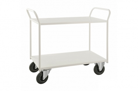 Shelf trolley 2 levels, fully welded