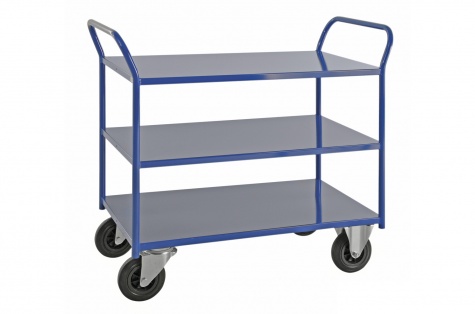 Shelf trolley 3 levels, fully welded