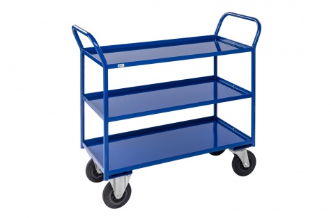 Shelf trolley 3 levels, fully welded