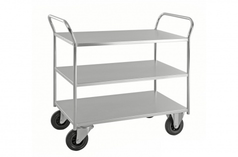 Shelf trolley 3 levels, fully welded