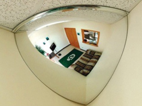 Spherical mirror, 90°, Ø 800 mm