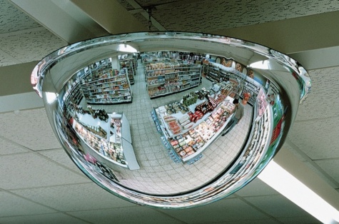 Spherical mirror, 360°, Ø 800 mm