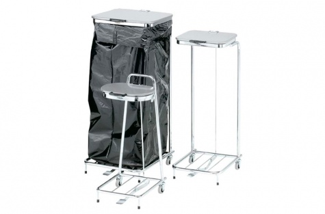 Sack stands, waste sorting