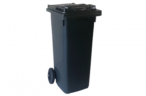 Garbage container 140 l, dark gray