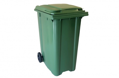 Atkritumu konteiners 360 l, zaļš
