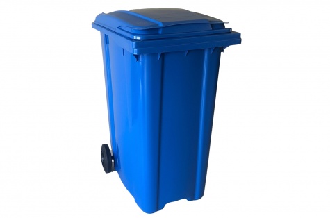 Atkritumu konteiners 360 l, zils