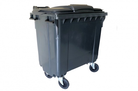 Garbage container 770 l, dark gray