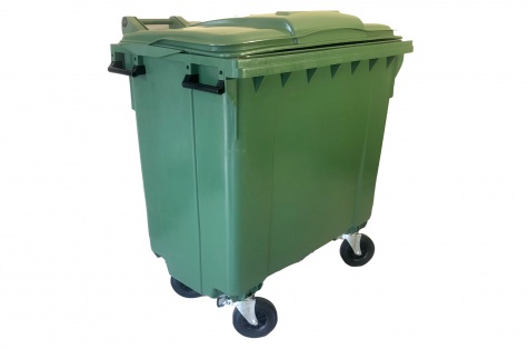Atkritumu konteiners 770 l, zaļš