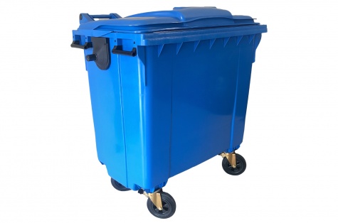 Atkritumu konteiners 770 l, zils