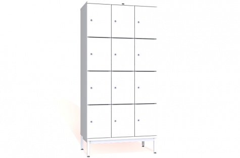 Storage cabinet LK4, 12 doors, door 300 mm