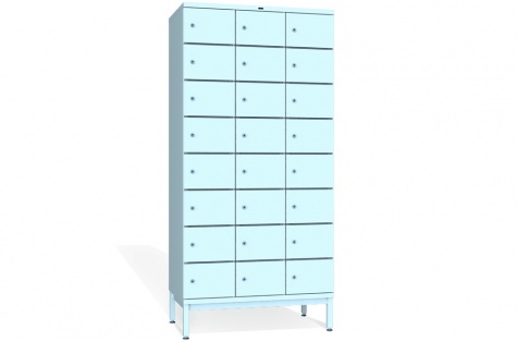 Storage cabinet LK8, 24 doors, door 300 mm