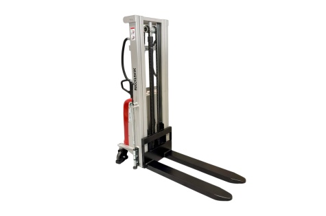 Semi-electric stacker, 2700 mm, 1000 kg